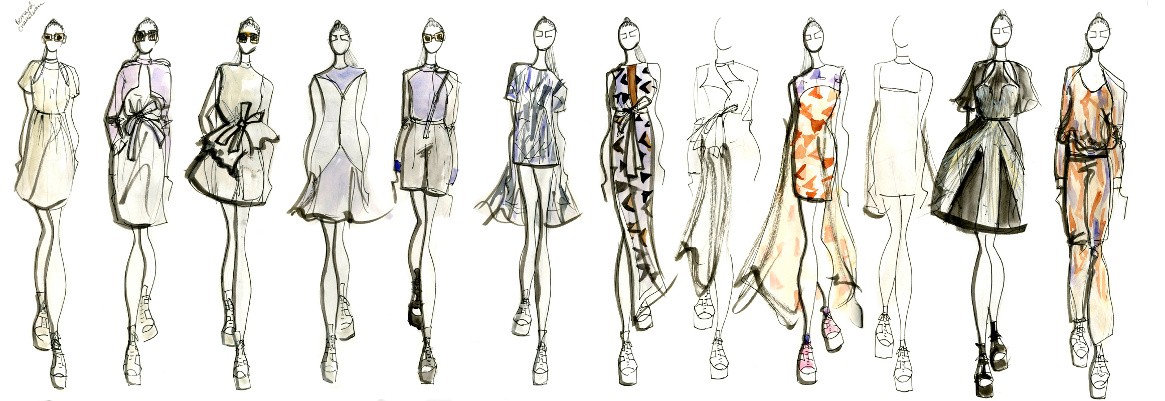 Beauty, lifestyle and fashion illustration by M Lithvall