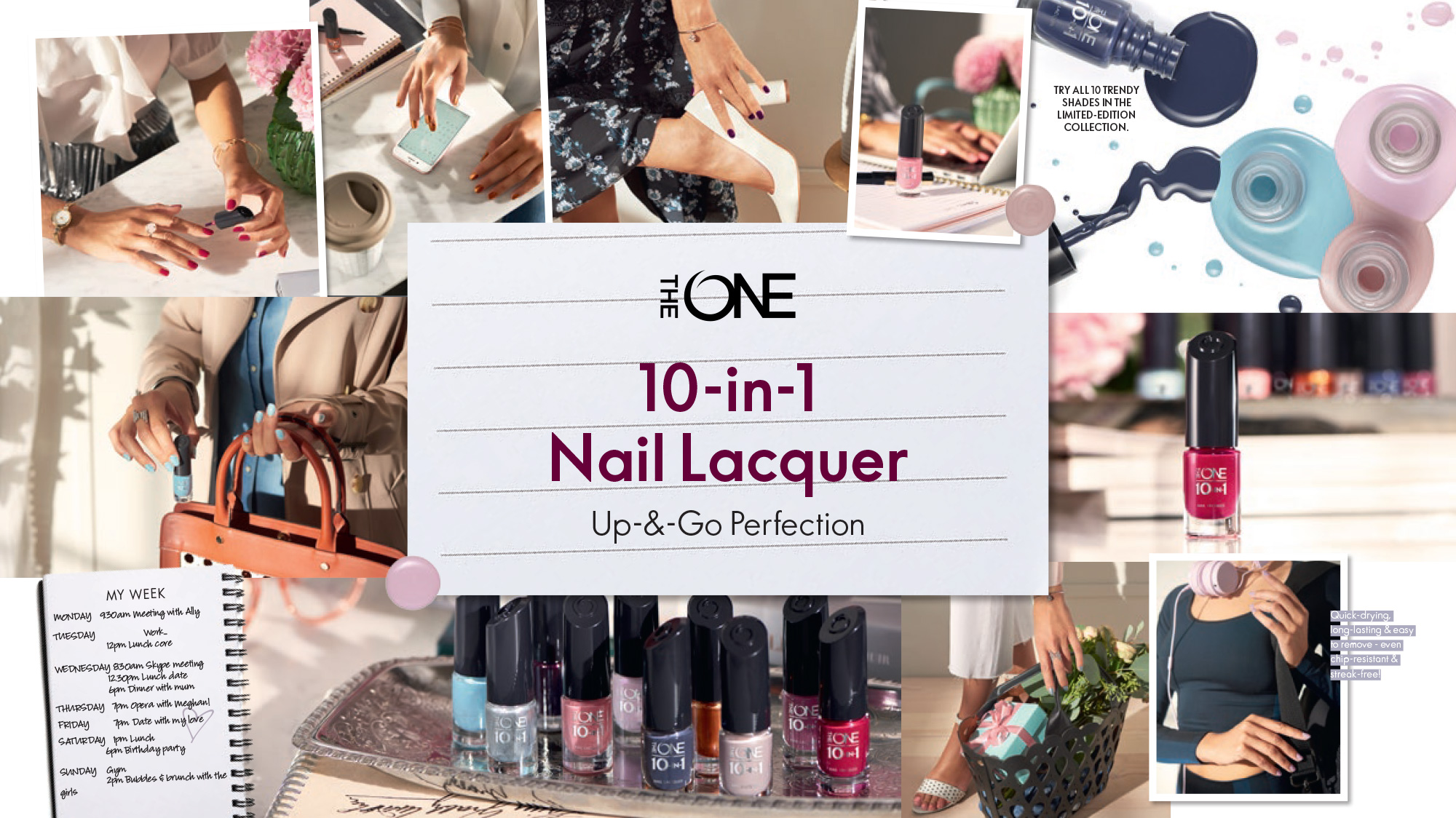 Midweek Manicure // Oriflame The One Long Wear Nail Polish – Ruby Rouge